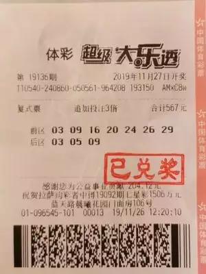揭秘体彩大乐透中奖规则，一张图解尽所有