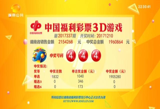 2017年福彩3D开奖号码全回顾，幸运与希望的年度轨迹