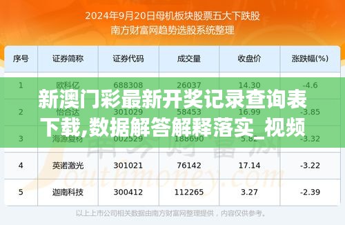 探寻新澳六开彩的历史足迹，揭秘其背后的故事与影响新澳六开彩历史开奖记录查询结果今天